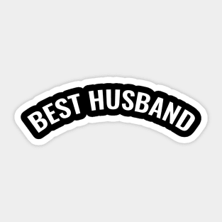 Best Husband Sticker